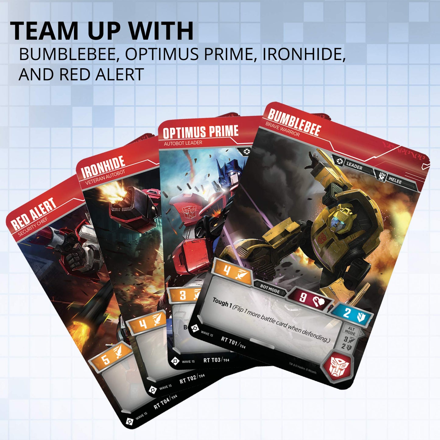 Transformers TCG Autobots Starter Set – 2-Player Deck with Bumblebee, Optimus Prime & More