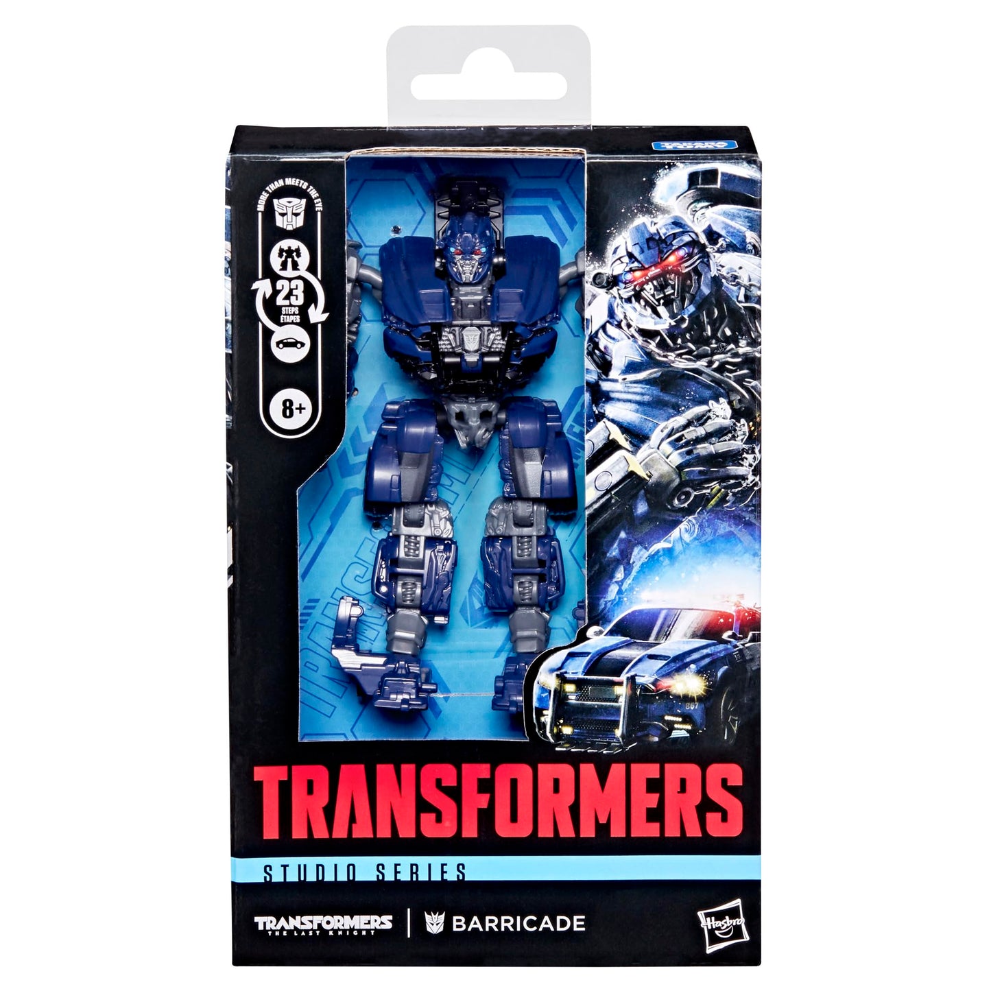 Transformers Studio Series Barricade Deluxe – 4.5-Inch Converting Action Figure | The Last Knight