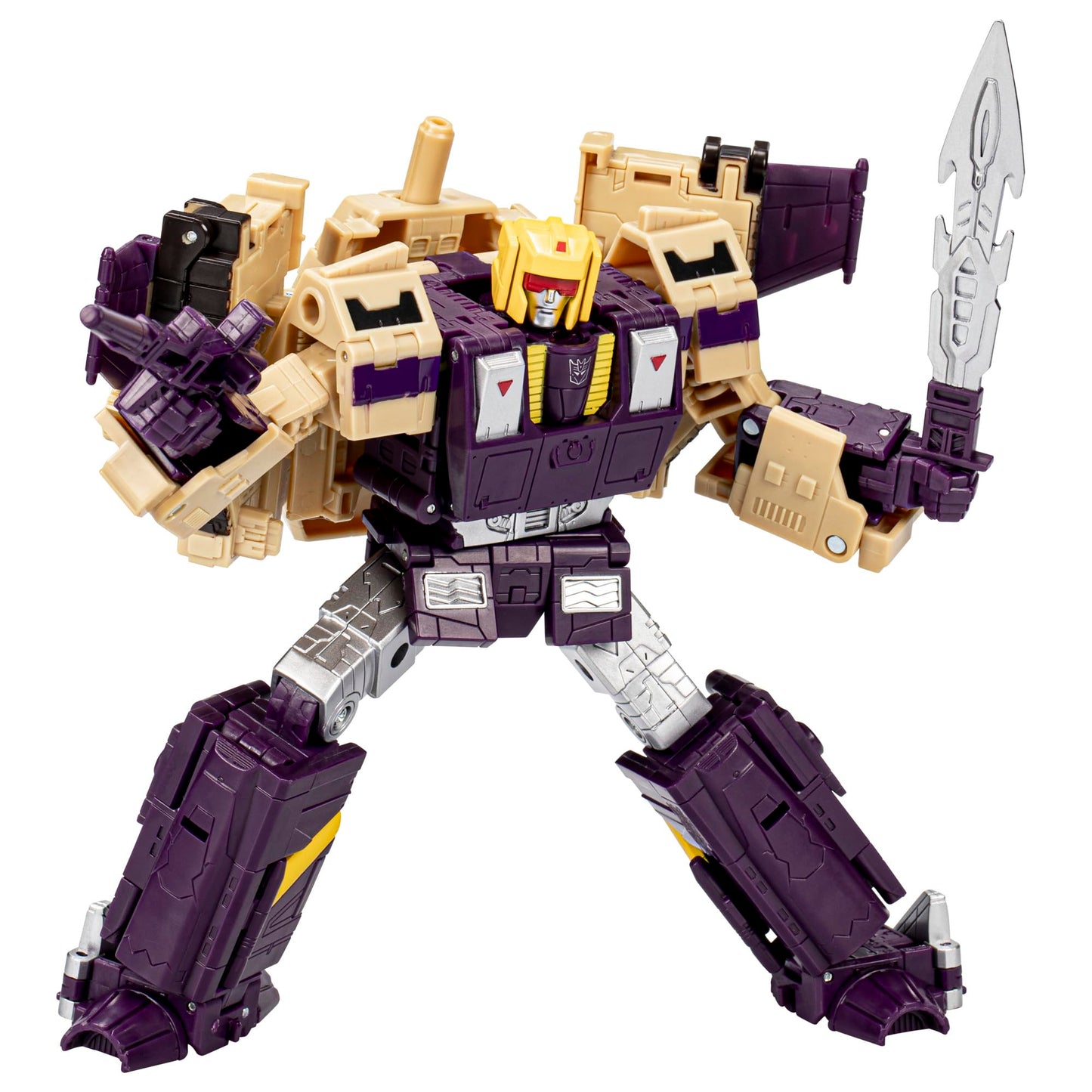 Transformers Legacy Evolution Leader Blitzwing Toy – 7-Inch Action Figure for Ages 8+
