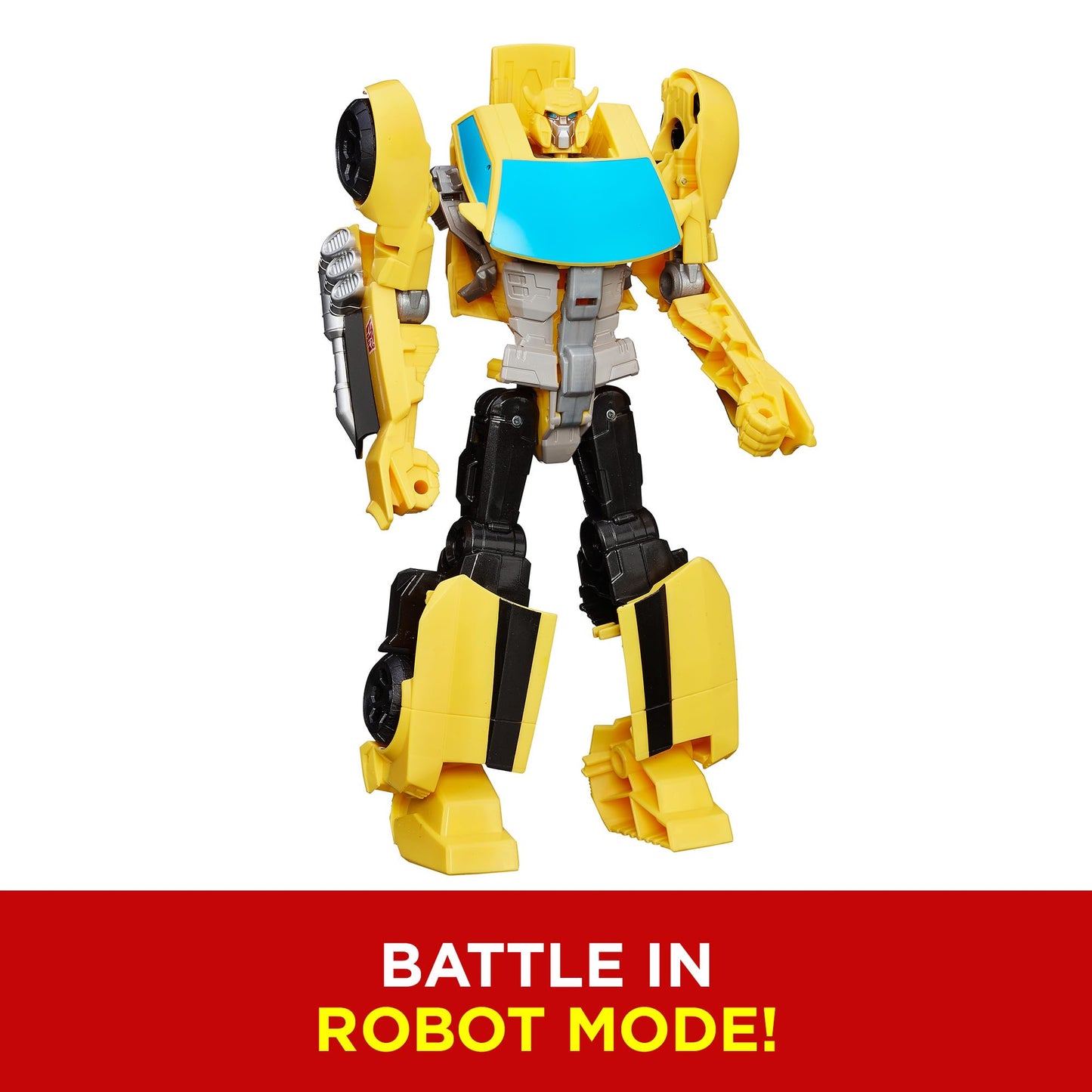 Transformers Bumblebee 11-Inch Action Figure | Autobot Cyber Commander, Converts to Yellow Car (Amazon Exclusive)