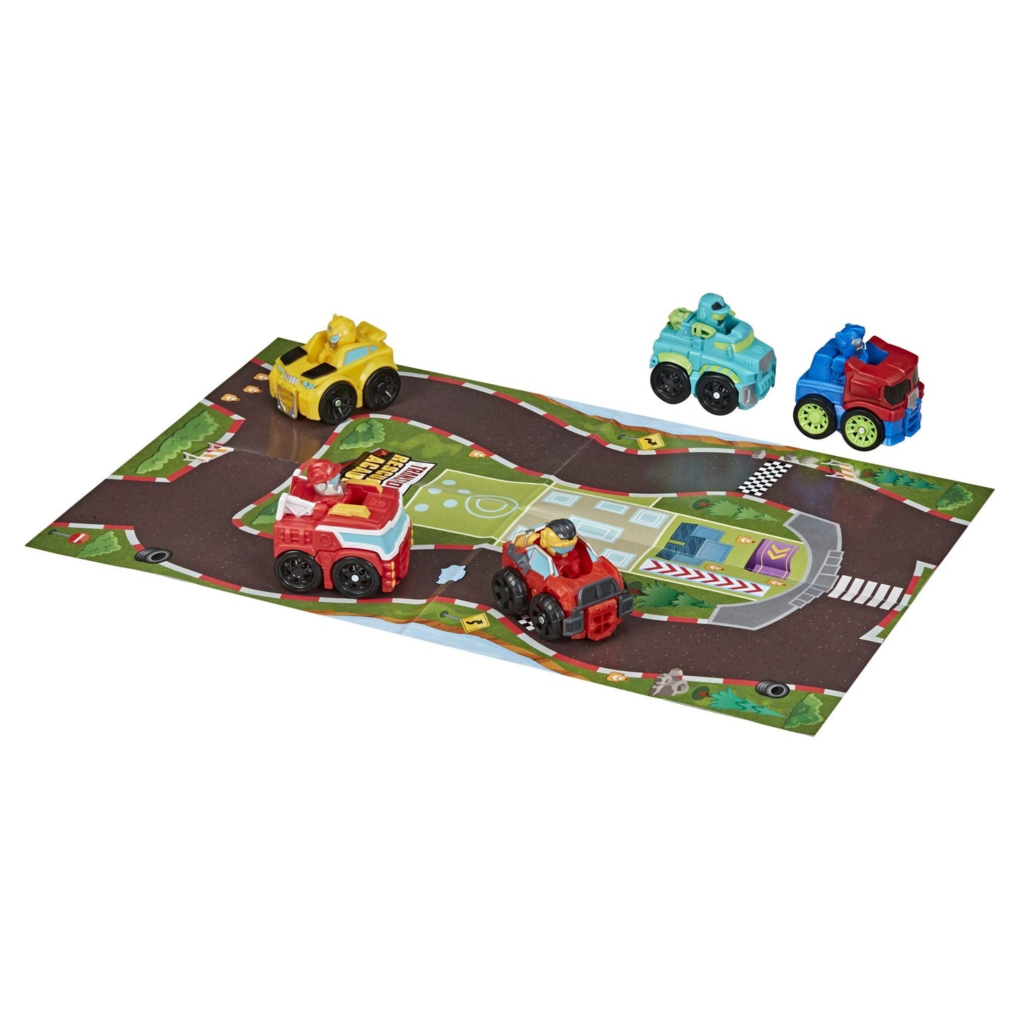 Transformers Rescue Bots Academy Mini Bot Racers 5-Pack – 2-Inch Converting Robots (Amazon Exclusive)