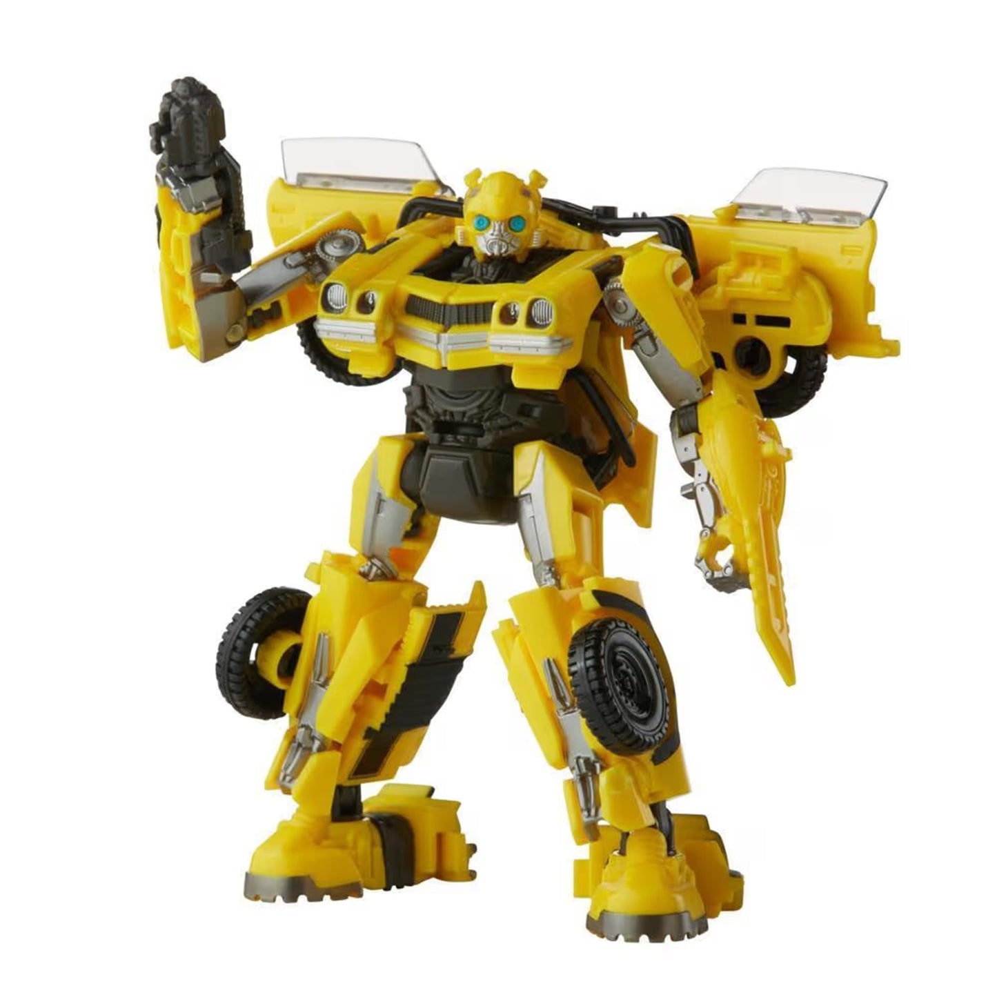Transformers Studio Series Deluxe Bumblebee Figure – 4.5-Inch, 23-Step Robot to Camaro