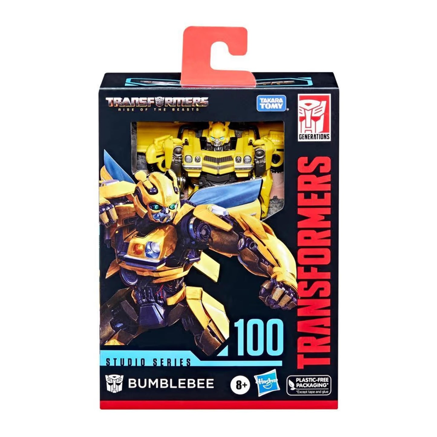 Transformers Studio Series Deluxe Bumblebee Figure – 4.5-Inch, 23-Step Robot to Camaro