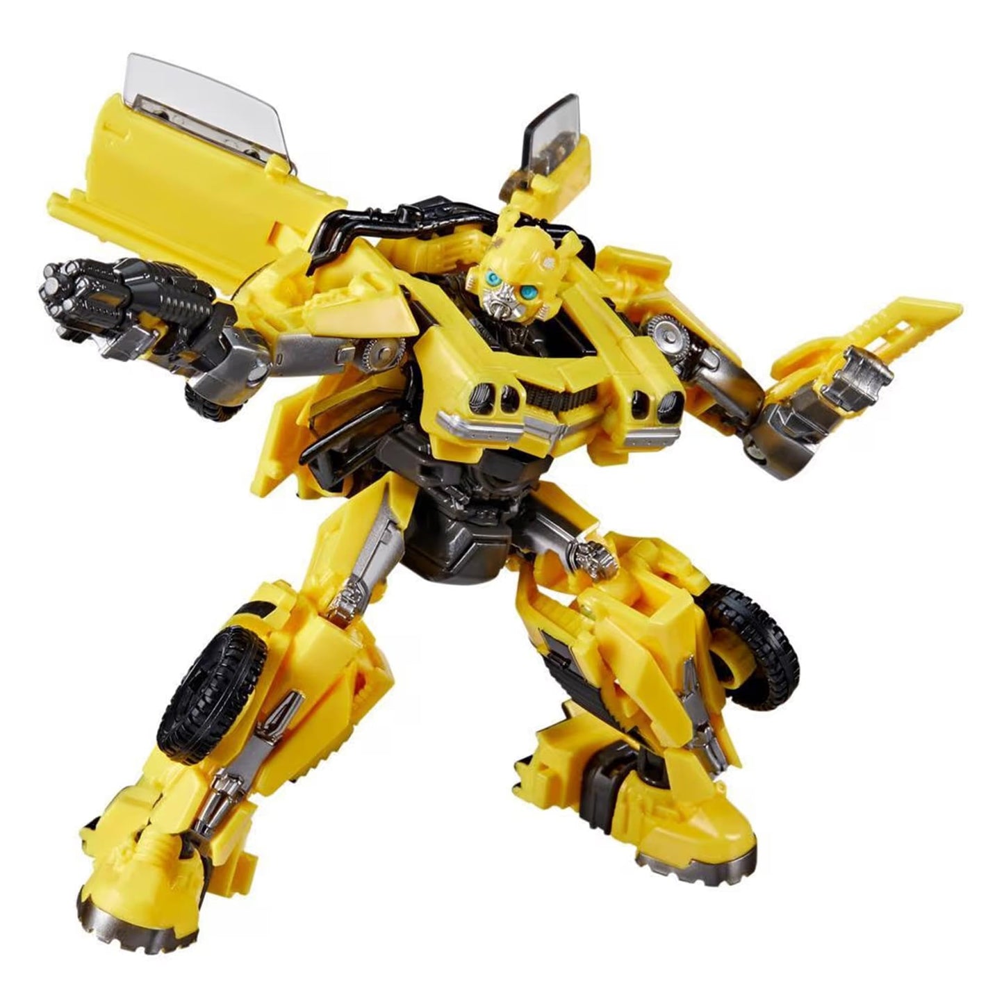Transformers Studio Series Deluxe Bumblebee Figure – 4.5-Inch, 23-Step Robot to Camaro