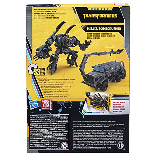 Transformers Studio Series N.E.S.T. Bonecrusher Action Figure – Target Exclusive with Buzzworthy Packaging