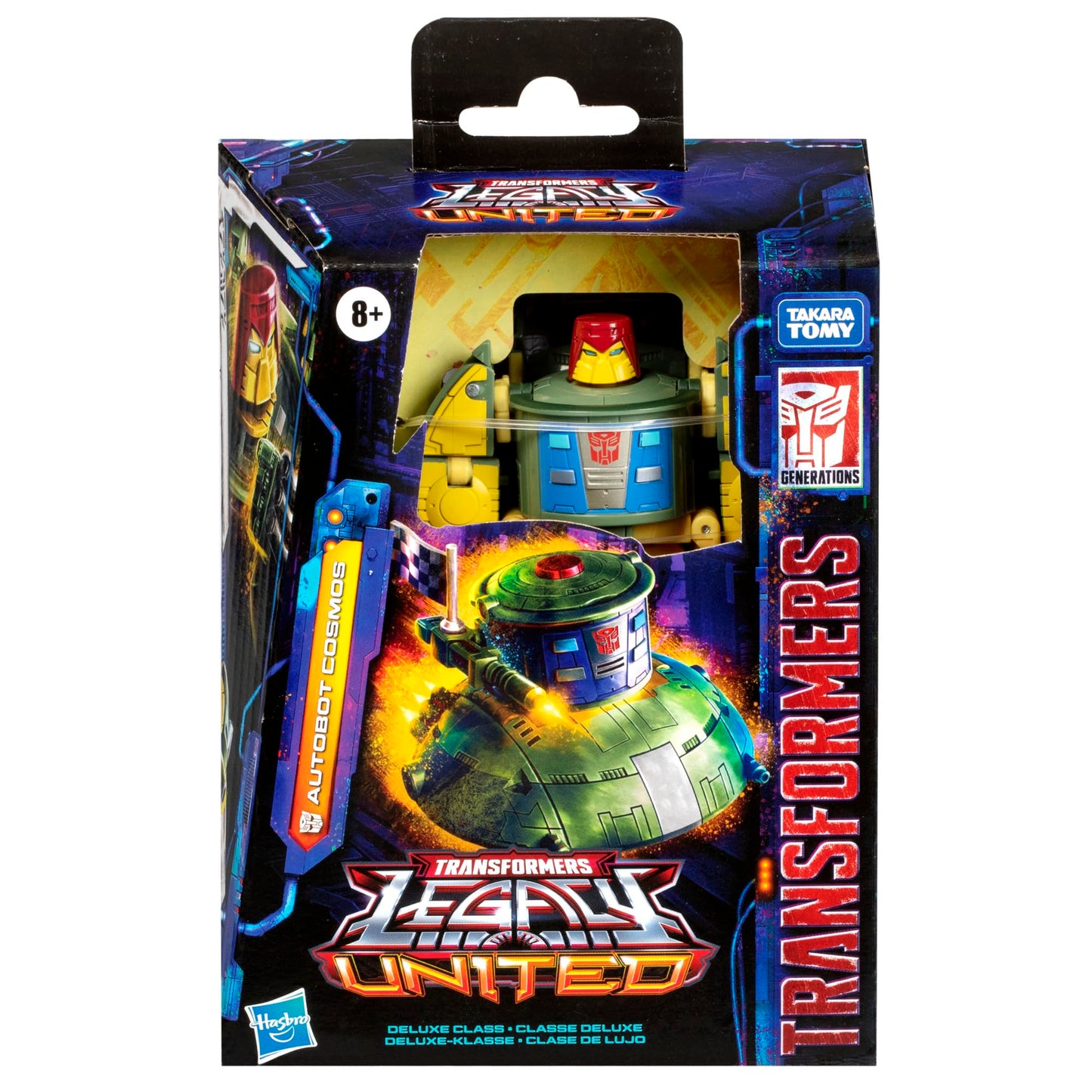 Transformers Legacy Deluxe Autobot Cosmos — 5.5-Inch Converting Action Figure (8+)