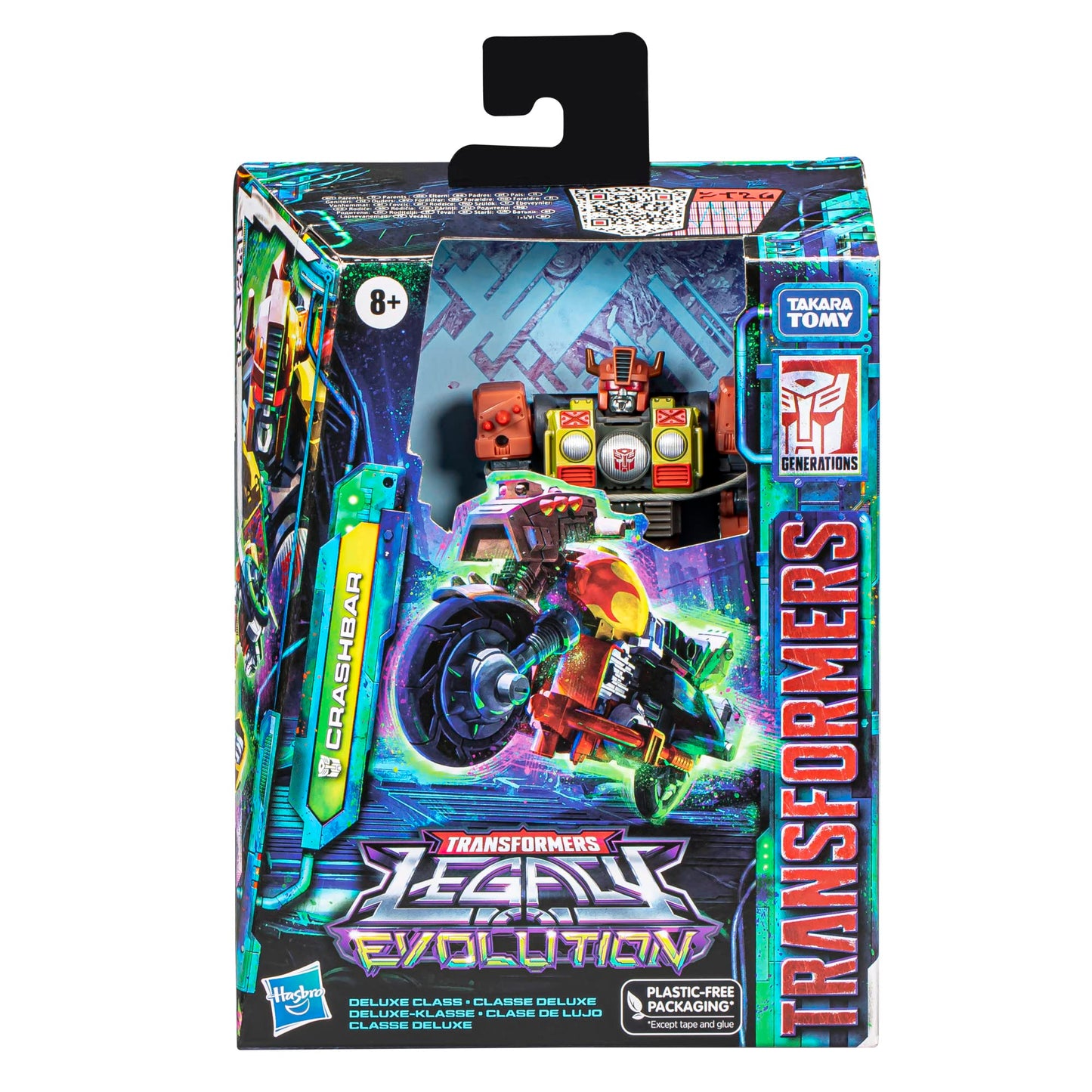 Transformers Legacy Evolution Deluxe Crashbar – 5.5-inch Action Figure (Ages 8+)