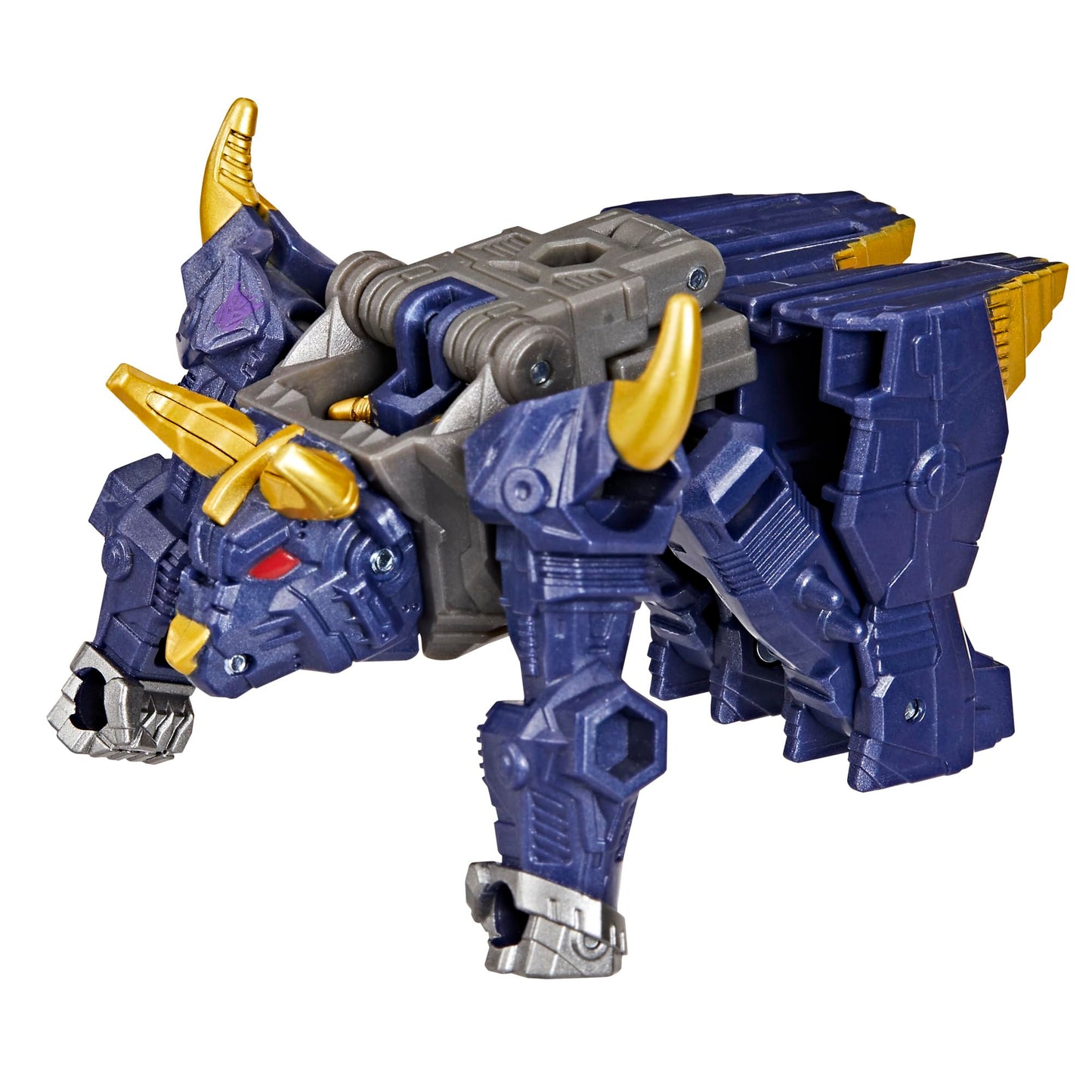 Transformers CYBERWORLD Megatron Cyber Changers 4-Inch Figure | Quick 4-Step Robot-to-Bull Transformation
