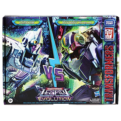 Transformers Legacy Evolution Deluxe Senate Guard Javelin & Ascenticon Kaskade 2-Pack – Amazon Exclusive