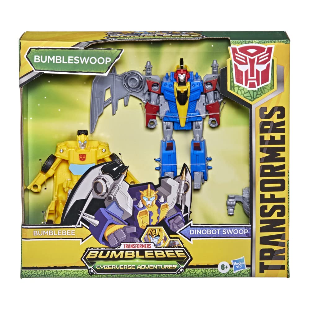 Transformers Bumblebee Cyberverse Adventures: Dino Combiners Bumbleswoop 2-Pack