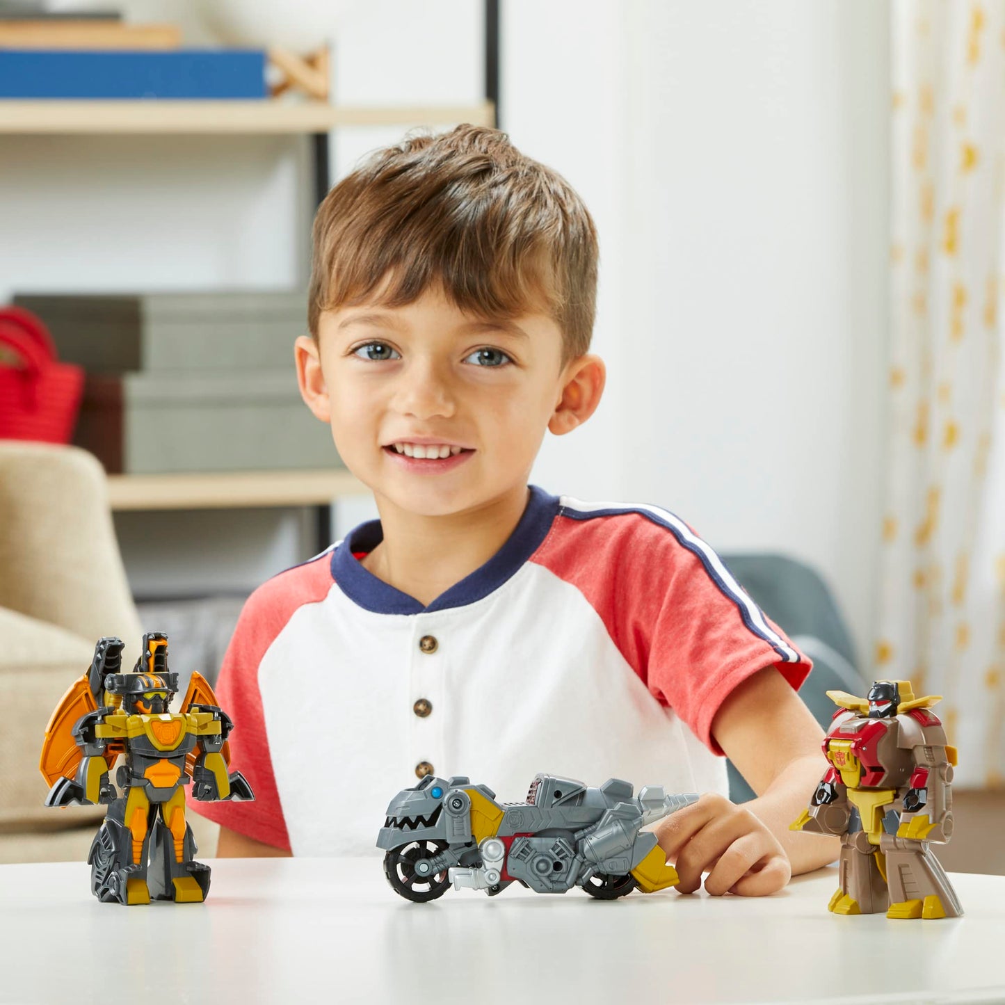 Transformers Dinobot Adventures 3-Pack Grimlock, Snarl & Predaking – 4.5-Inch Converting Figures, Ages 3+ (Amazon Exclusive)