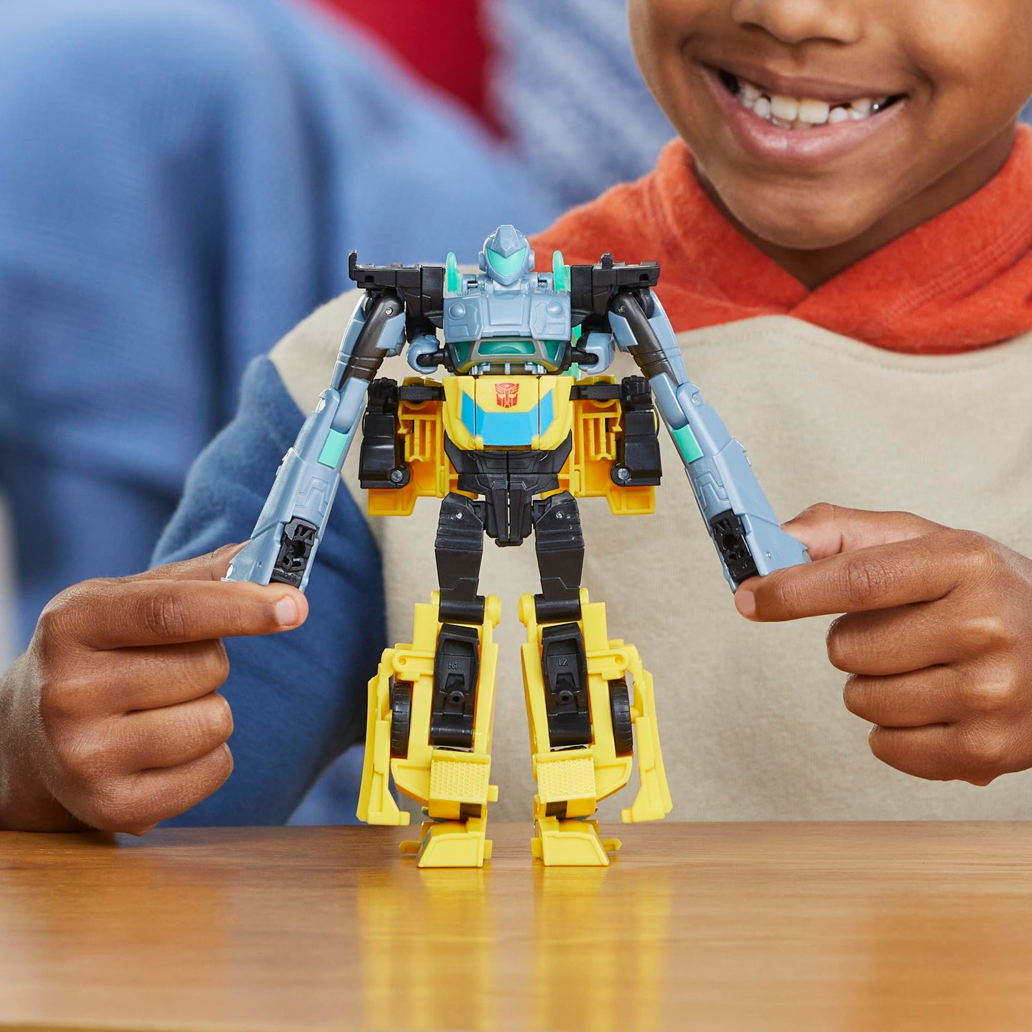 Transformers EarthSpark Cyber-Combiner: Bumblebee & Mo Malto Figures