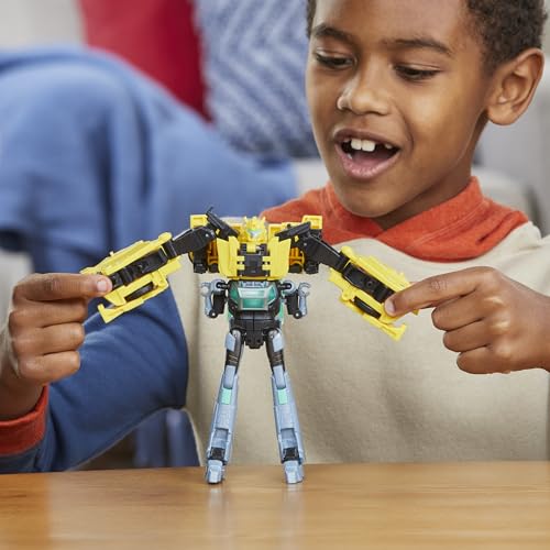 Transformers EarthSpark Cyber-Combiner: Bumblebee & Mo Malto Figures