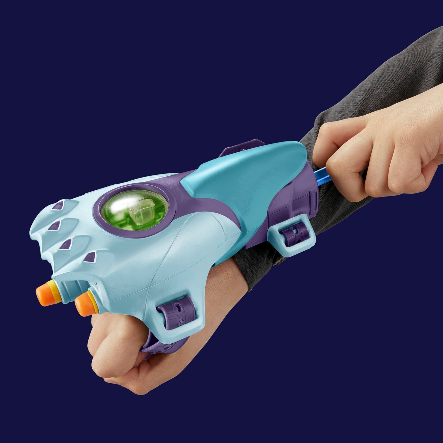 Transformers EarthSpark Cyber-Sleeve Battle Blaster with 3 Nerf Darts & Cyber-Sword | Interactive Toy for Kids 6+