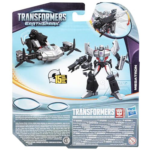 Transformers EarthSpark Megatron Warrior Class 12.5 cm – 2-in-1 Transform Toy