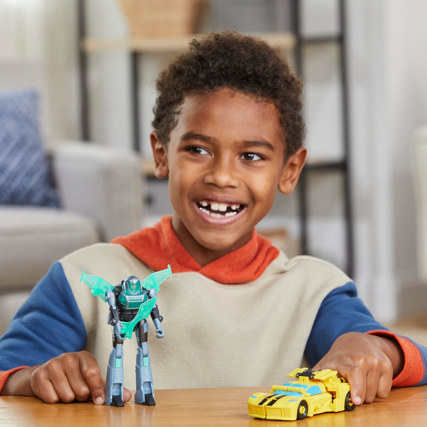 Transformers EarthSpark Cyber-Combiner: Bumblebee & Mo Malto Figures