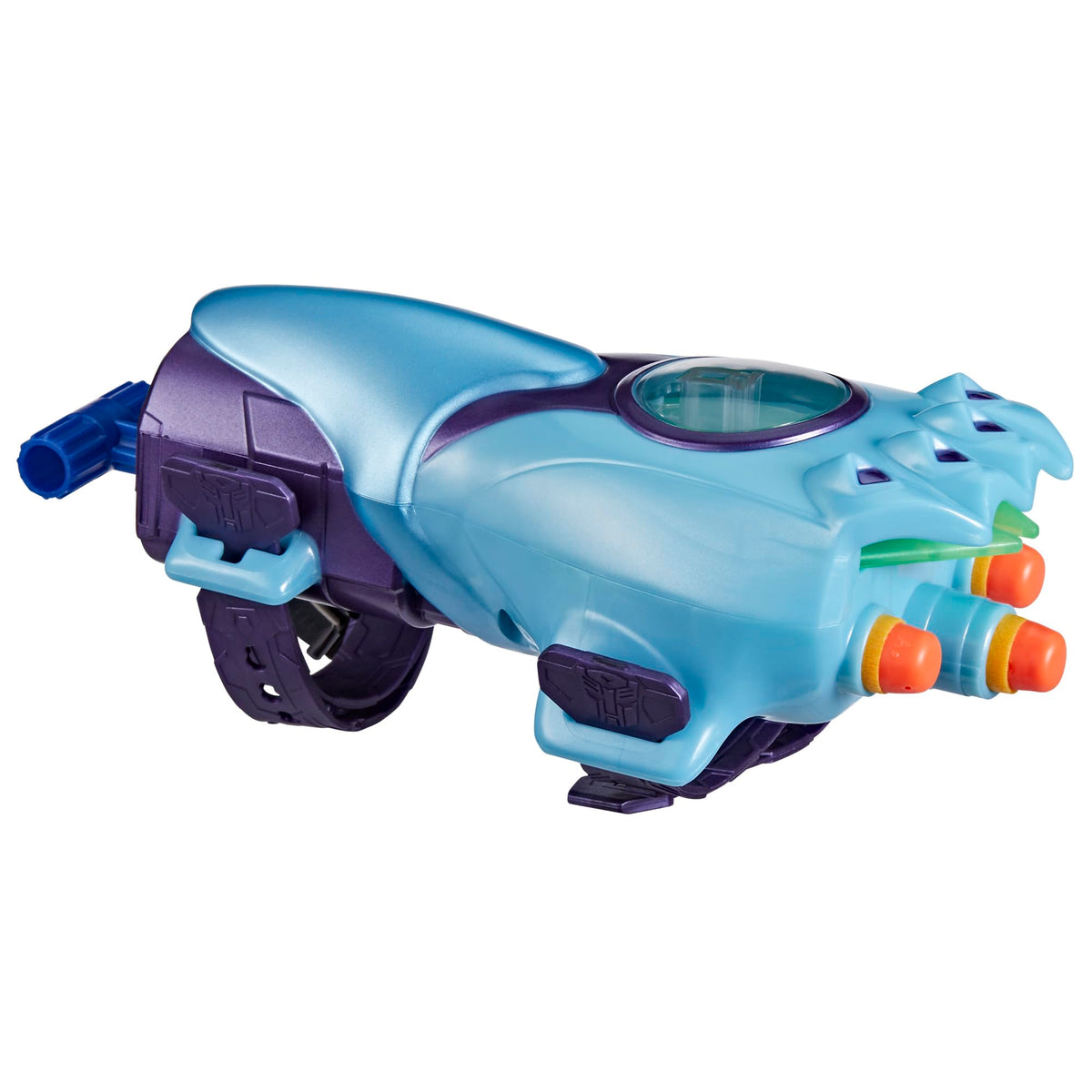 Transformers EarthSpark Cyber-Sleeve Battle Blaster with 3 Nerf Darts & Cyber-Sword | Interactive Toy for Kids 6+