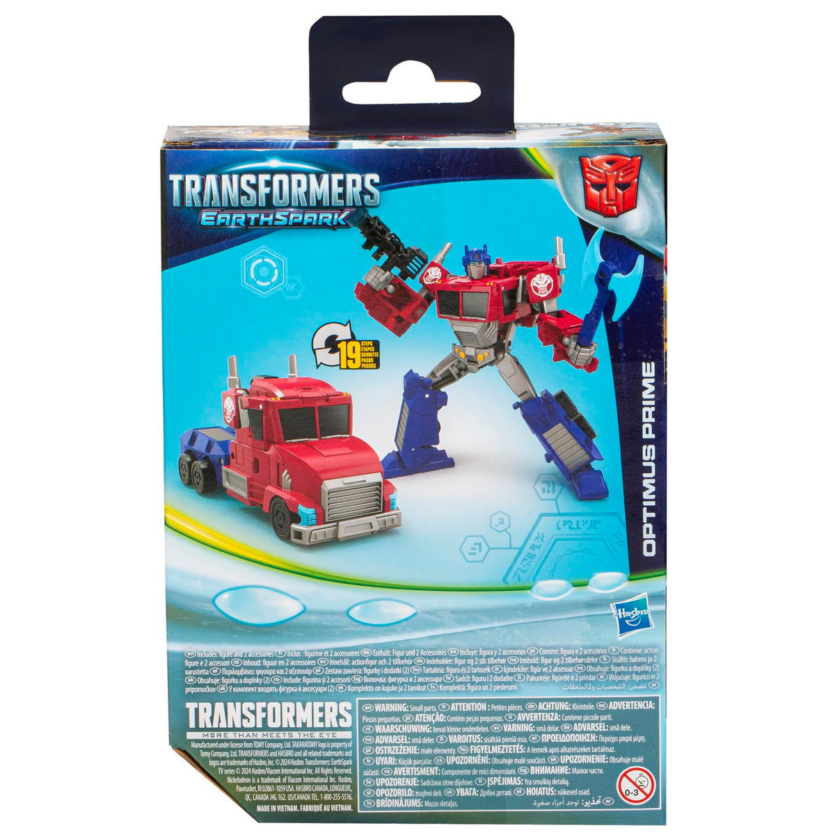 Transformers EarthSpark Optimus Prime Deluxe Class Figure – 12.5 cm, 19 Step Robot to Truck Conversion | Ages 6+