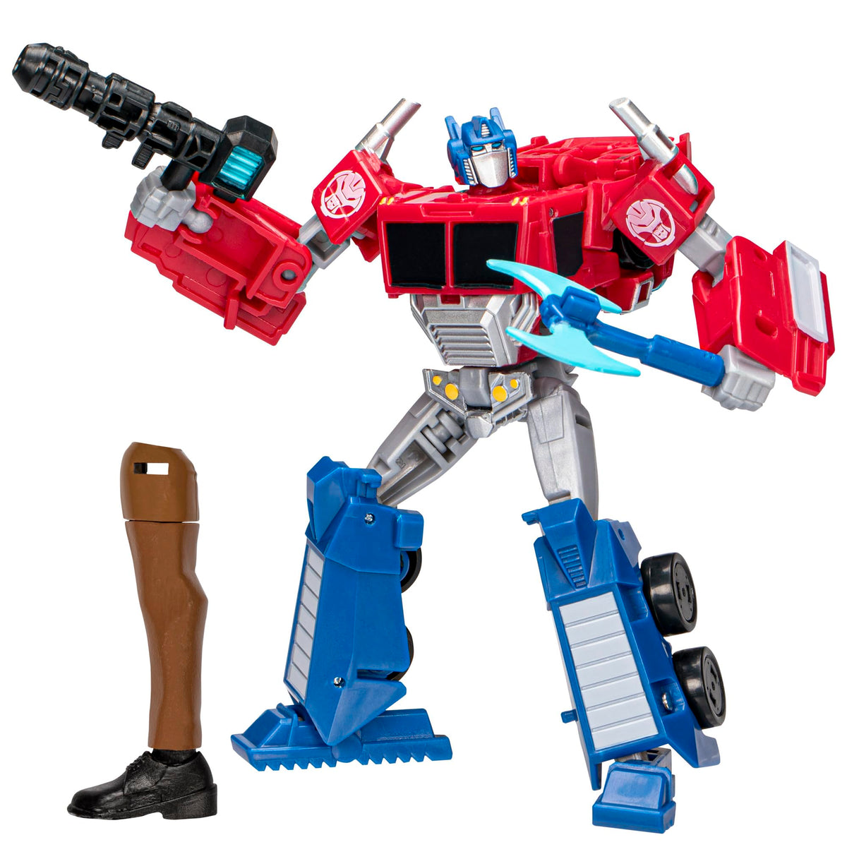 Transformers EarthSpark Optimus Prime Deluxe Class Figure – 12.5 cm, 19 Step Robot to Truck Conversion | Ages 6+