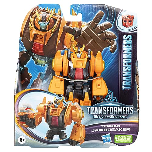 Transformers EarthSpark Terran Jawbreaker Warrior Class Figure – 12.5 cm Toy for Kids 6+