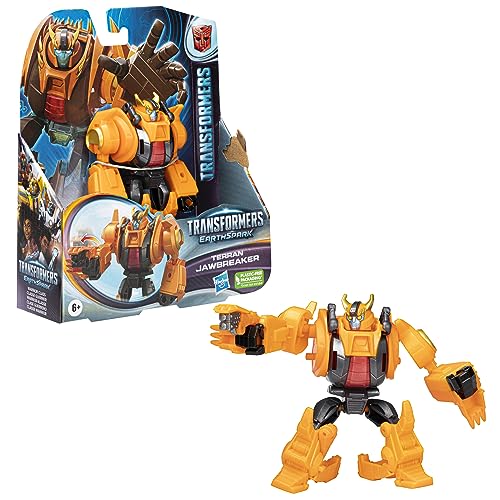 Transformers EarthSpark Terran Jawbreaker Warrior Class Figure – 12.5 cm Toy for Kids 6+