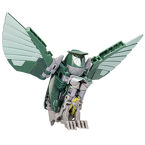 Transformers EarthSpark Terran Nightshade Deluxe Class 12.5 cm Figure – 2-in-1 Robot to Owl