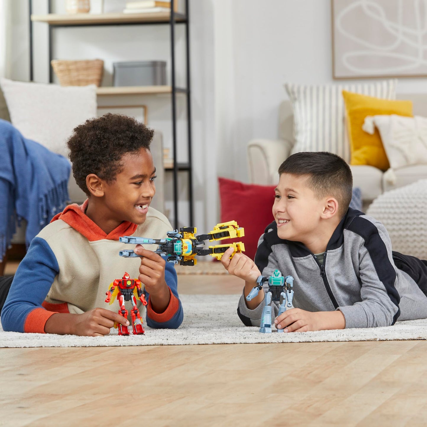 Transformers EarthSpark Cyber-Combiner: Bumblebee & Mo Malto Figures