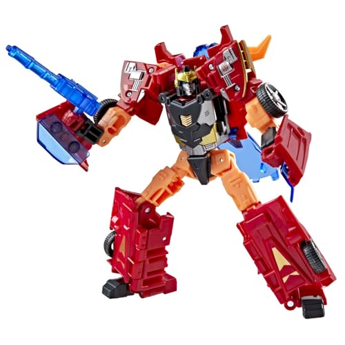 Transformers Age of the Primes Excellion Deluxe Class Action Figure - 14 cm, 17-Step Robot to Car