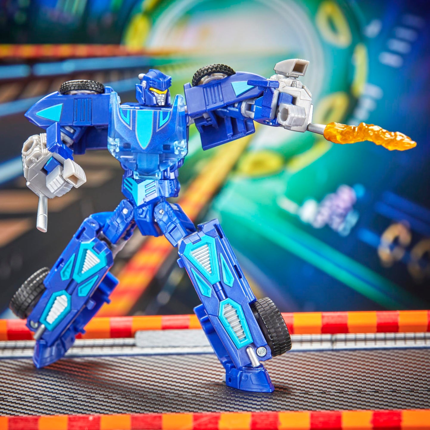 Transformers x Hot Wheels Twin Mill Deluxe 5-Inch Robot Figure — Converts to Car (Ages 8+)