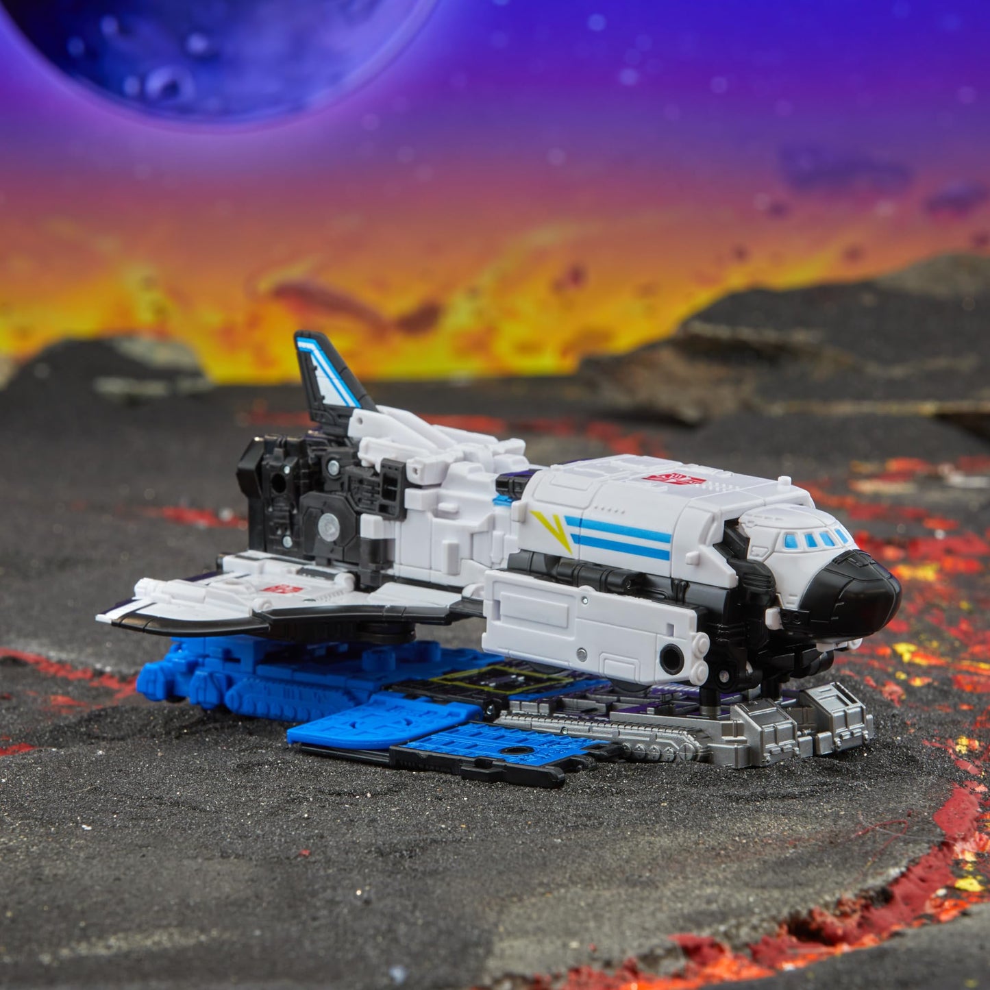 Transformers Legacy United Leader Class Galaxy Shuttle – 7.5-Inch Triple-Changer Action Figure