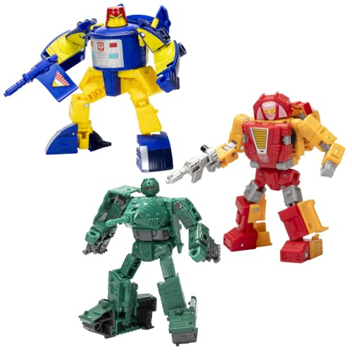 Transformers Generations Selects Go-Bot Guardians 3-Pack: Pathfinder, Smallfoot & Treds