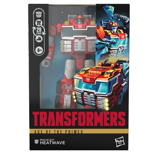 Transformers Heatwave Voyager Rescue Bot – 7-Inch 2-In-1 Figure