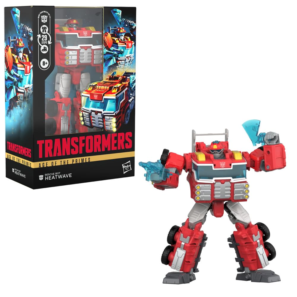 Transformers Heatwave Voyager Rescue Bot – 7-Inch 2-In-1 Figure