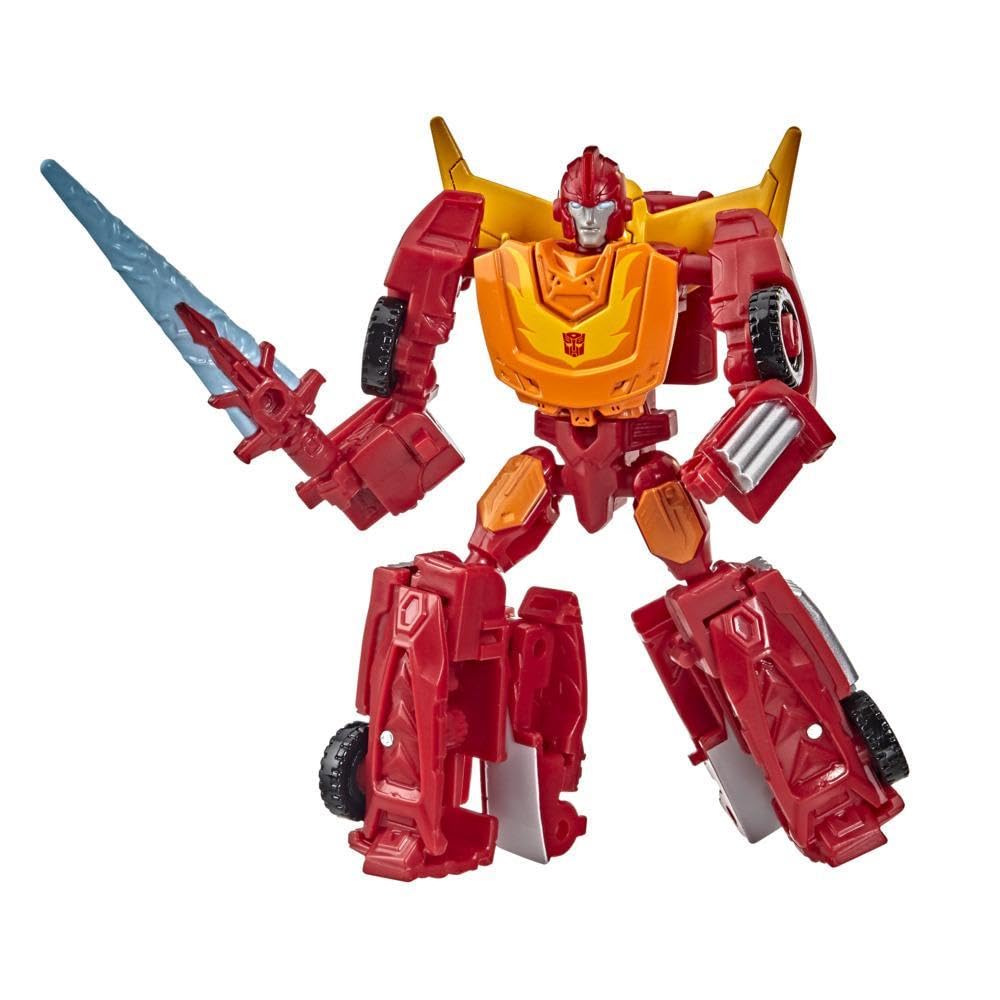 Transformers Kingdom Core Class WFC-K43 Autobot Hot Rod Figure – 3.5-Inch Collectible
