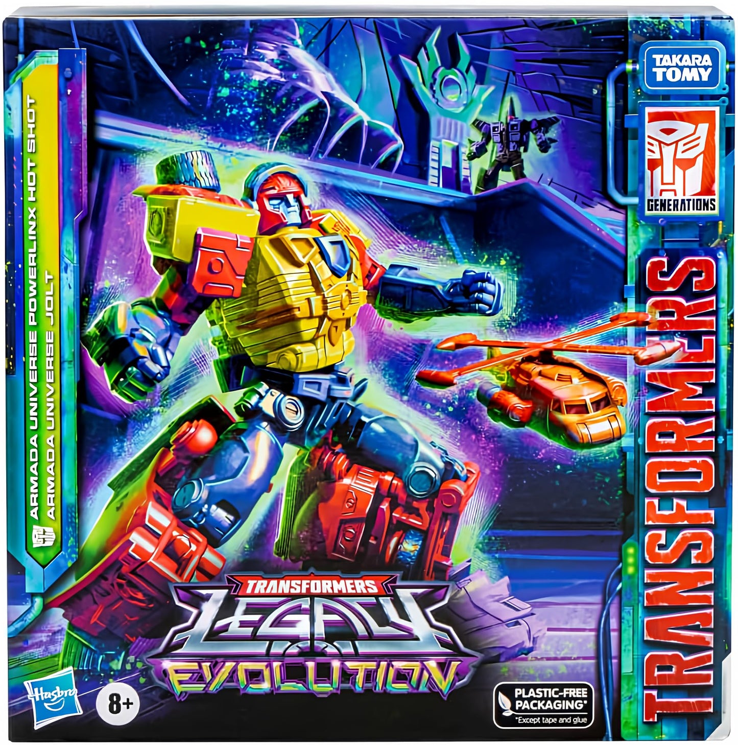 Transformers Legacy Evolution Exclusive: Hot Shot & Jolt Action Figure