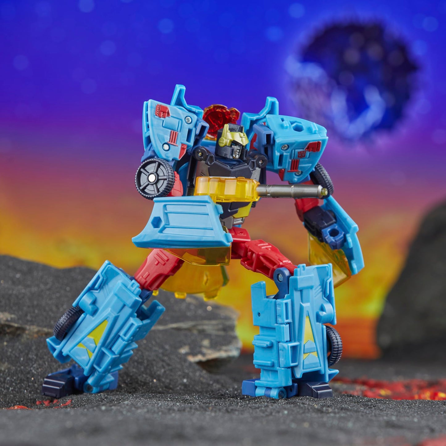 Transformers Legacy United Deluxe Hot Shot – 5.5-Inch Cybertron Universe Action Figure
