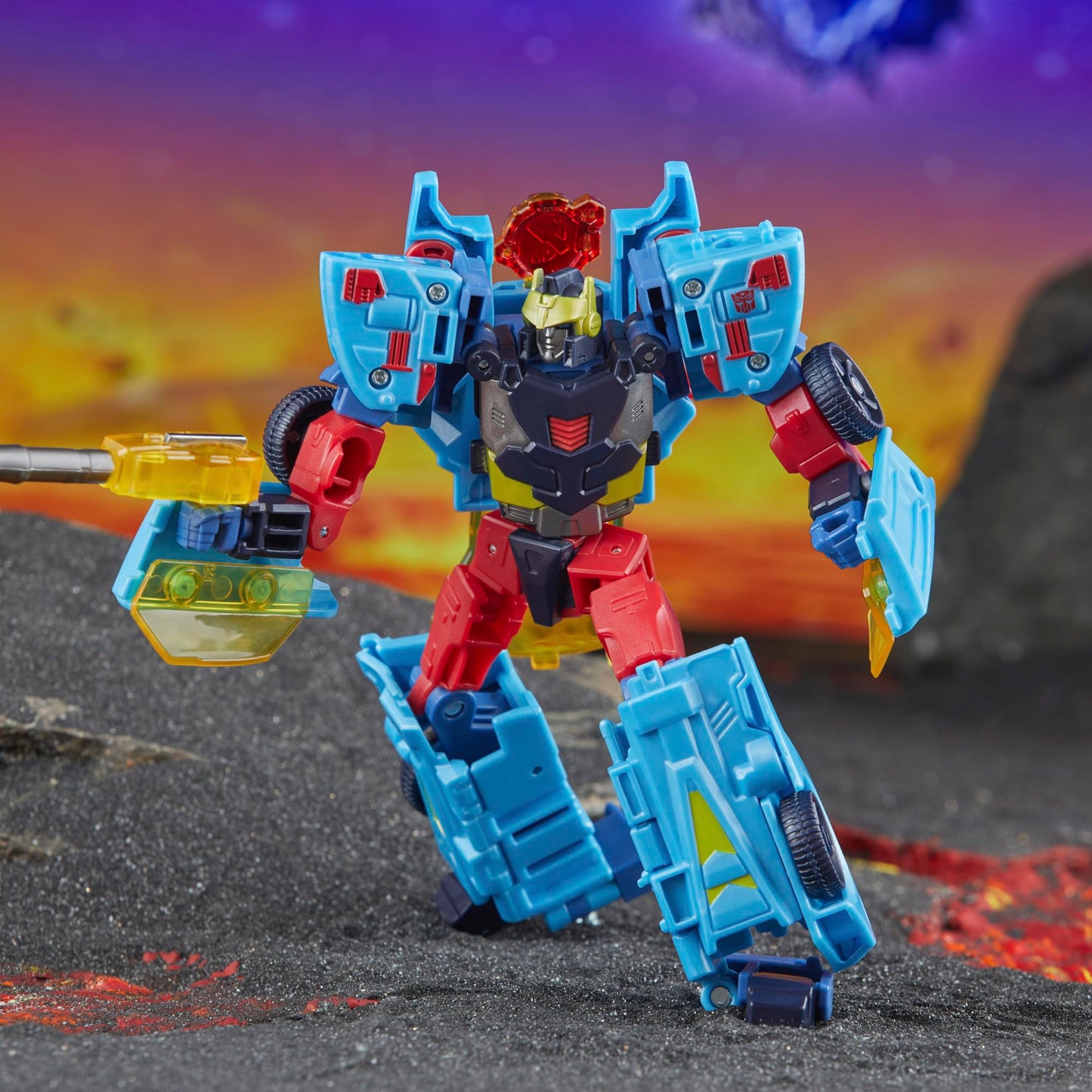Transformers Legacy United Deluxe Hot Shot – 5.5-Inch Cybertron Universe Action Figure