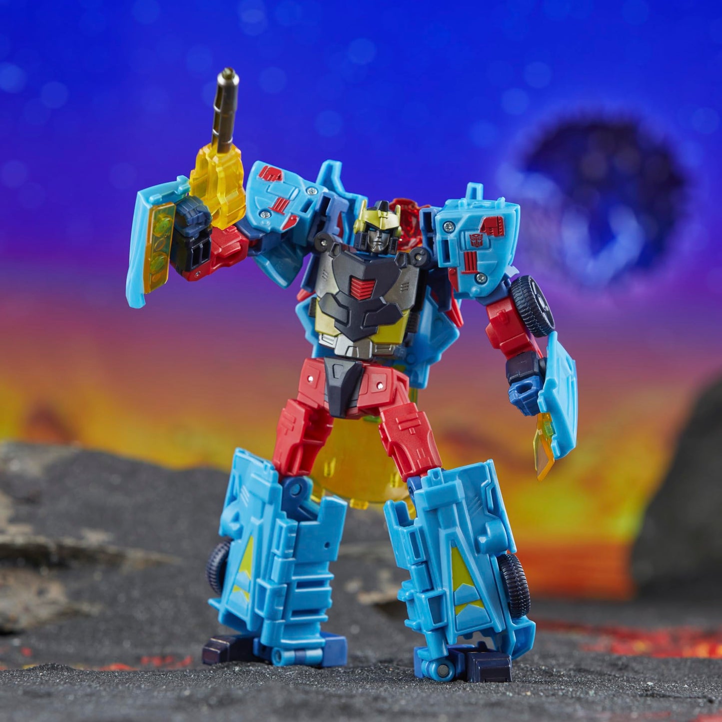 Transformers Legacy United Deluxe Hot Shot – 5.5-Inch Cybertron Universe Action Figure