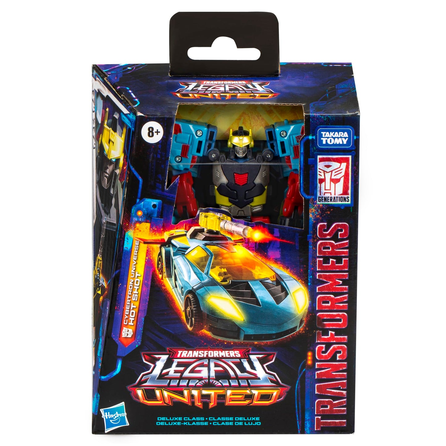 Transformers Legacy United Deluxe Hot Shot – 5.5-Inch Cybertron Universe Action Figure