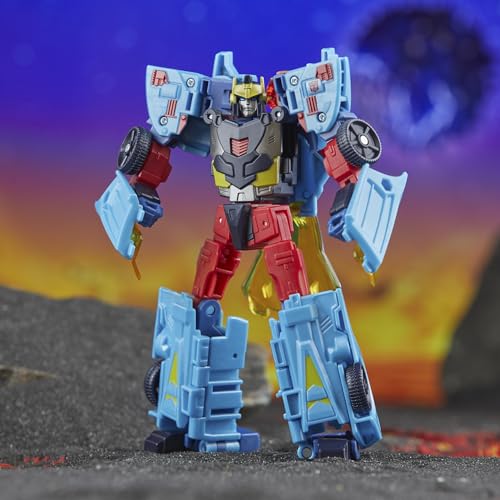 Transformers Legacy United Deluxe Hot Shot – 5.5-Inch Cybertron Universe Action Figure