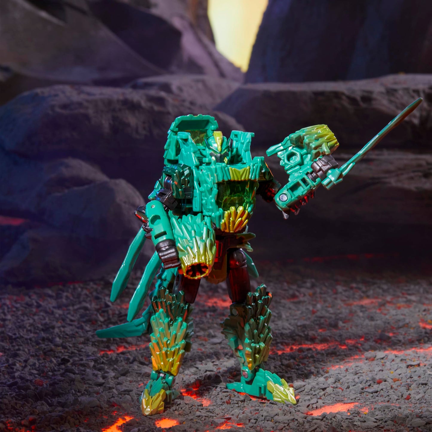 Transformers Legacy United Deluxe Class Infernac Universe Shard – 5.5-Inch Armorizer Figure