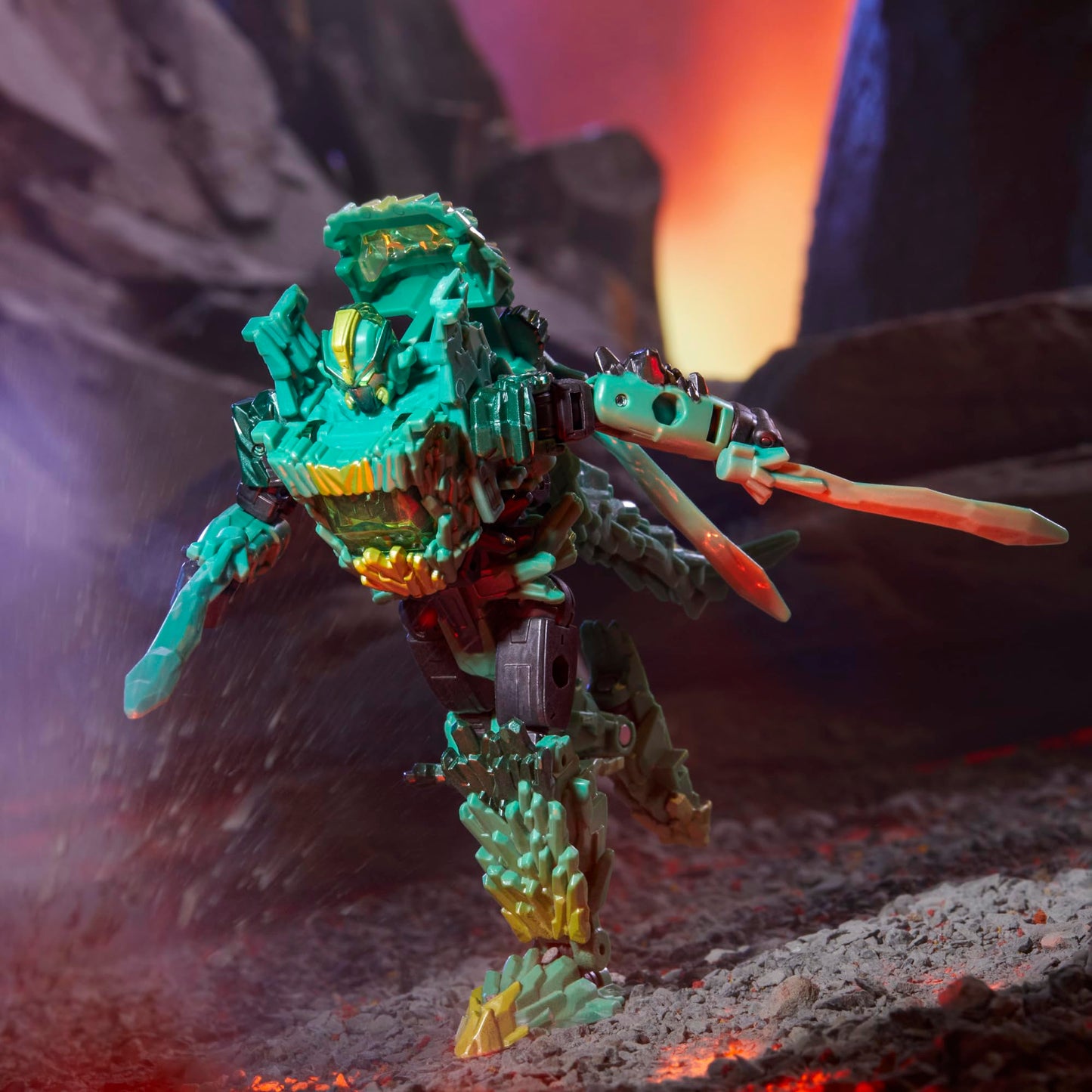 Transformers Legacy United Deluxe Class Infernac Universe Shard – 5.5-Inch Armorizer Figure