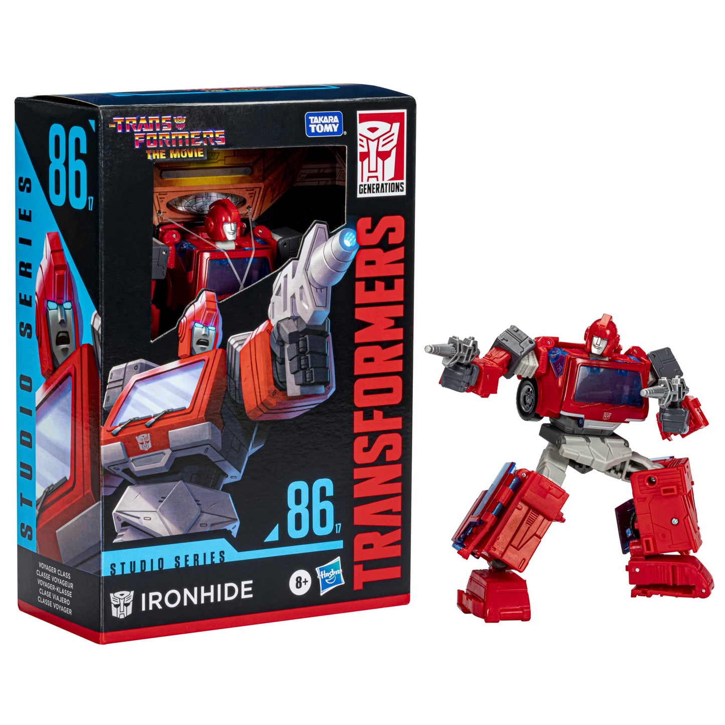 Transformers Studio Series 86-17 Ironhide Voyager Figure The Movie 1986 6.5-Inch