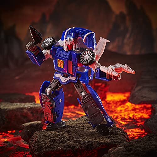 Transformers Generations War for Cybertron Kingdom Deluxe WFC-K26 Autobot Tracks – 5.5-Inch Toy, Ages 8+