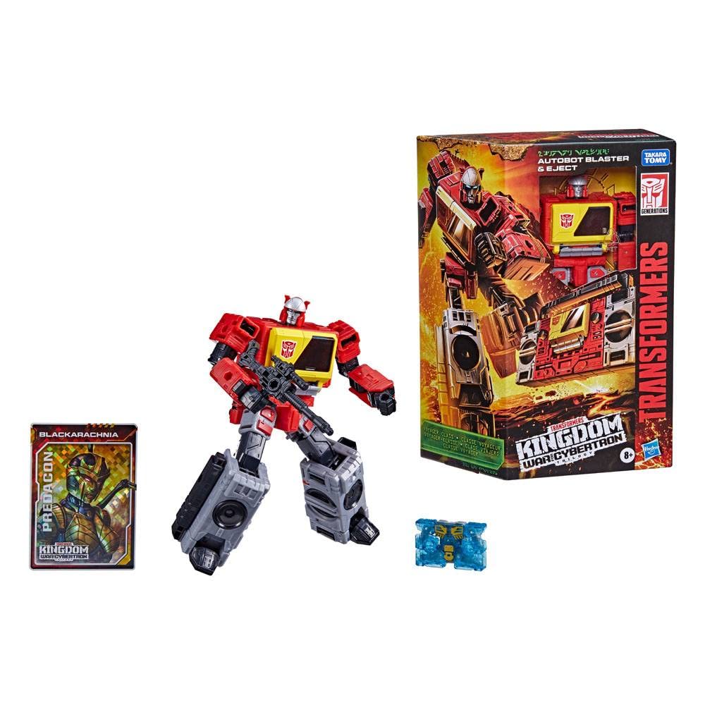 Transformers Generations Kingdom Voyager WFC-K44 Blaster & Eject Action Figure | 7-inch Autobot