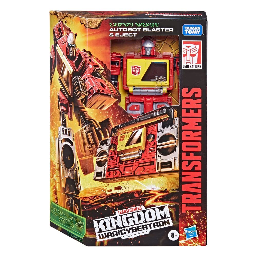 Transformers Generations Kingdom Voyager WFC-K44 Blaster & Eject Action Figure | 7-inch Autobot