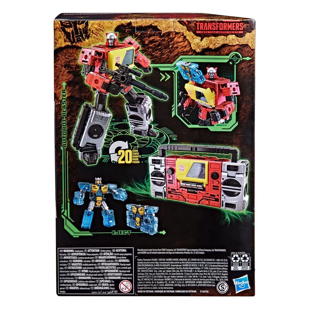 Transformers Generations Kingdom Voyager WFC-K44 Blaster & Eject Action Figure | 7-inch Autobot