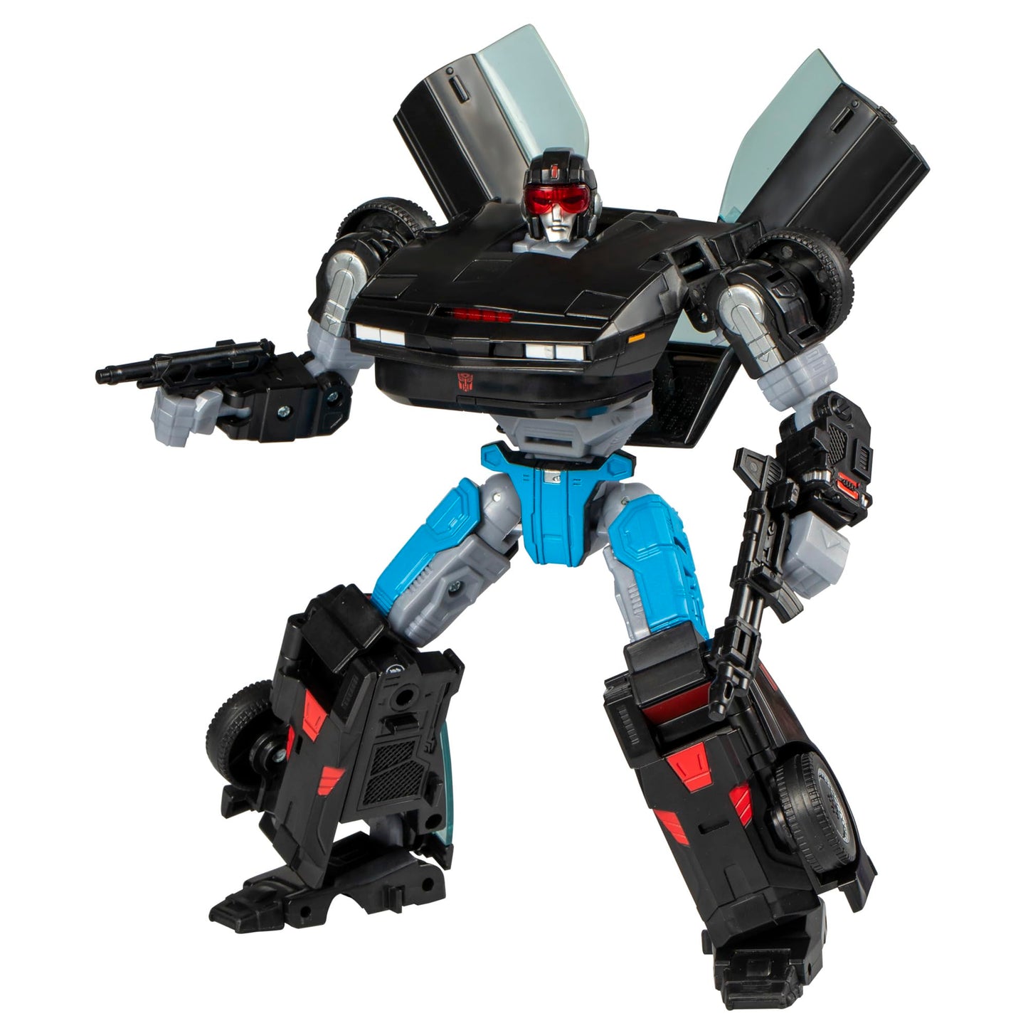 Transformers Knight Rider Collaborative: Autobot Agent Knight 6.5-Inch Action Figure | 22-Step Vehicle Conversion