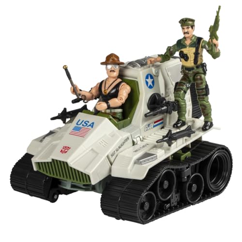 Transformers x G.I. Joe Kup Triple T 9-Inch Action Figure with SGT Slaughter & Leatherneck