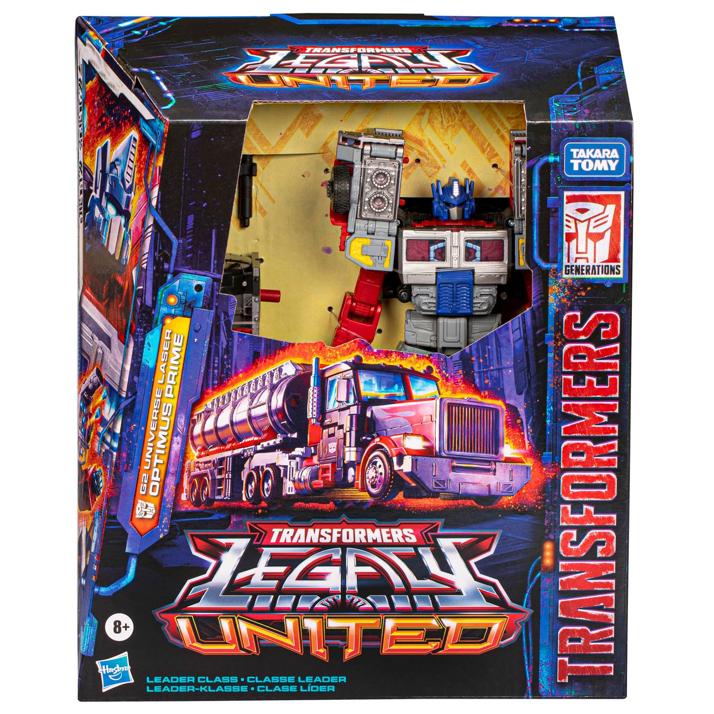 Transformers Legacy United Leader G2 Universe Laser Optimus Prime — 7.5-Inch Converting Figure
